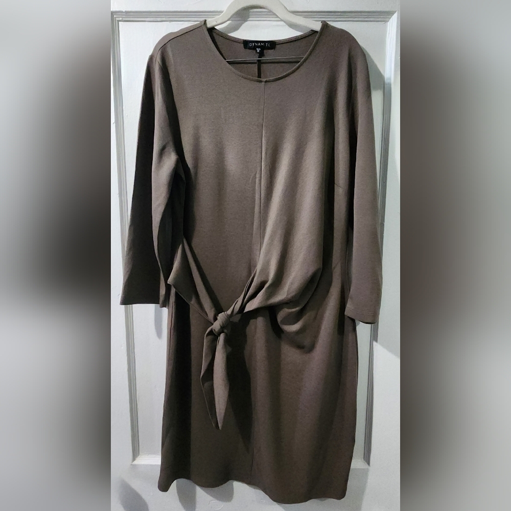 Dynamite Elegant Brown Dress size XL - Picture 2 of 5